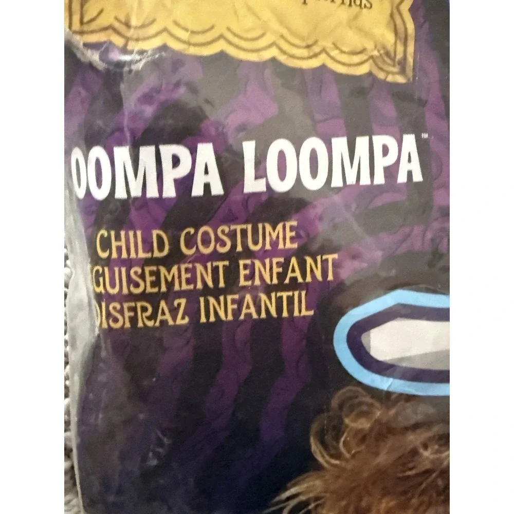 Oompa Loompa Willy Wonka & Chocolate Factory Costume Child M (7-8) NEW!